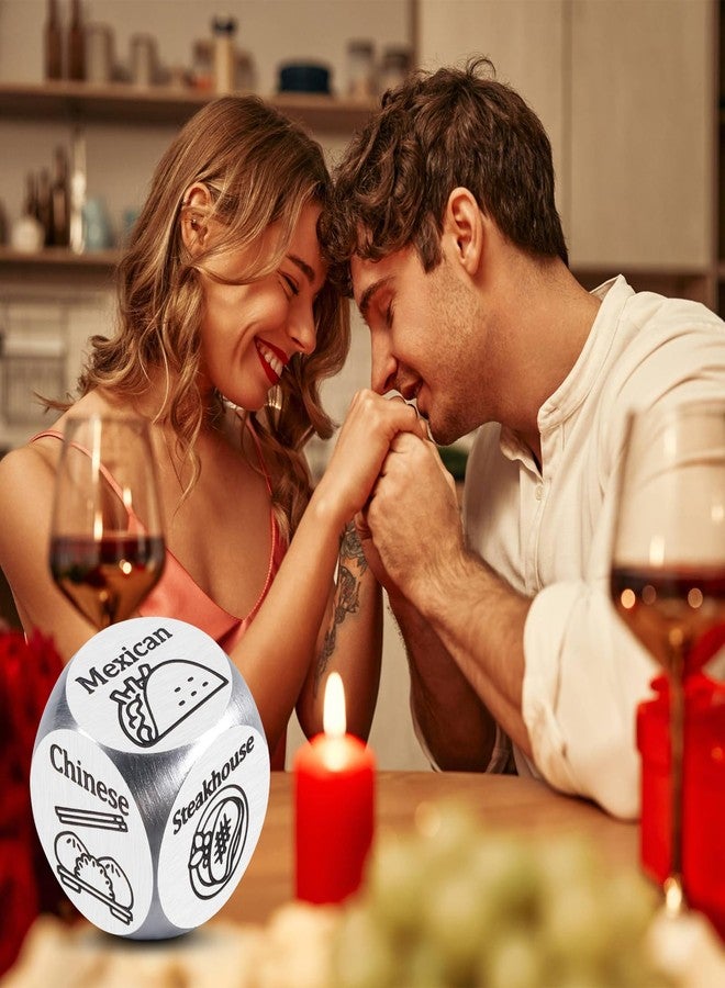 مكعبات اختيار الطعام للزوج والزوجة، هدايا طريفة ومضحكة للرجال والنساء، هدايا عيد الحب له ولها، مكعبات طعام، مكعبات ليلة رومانسية، لوازم ليالي مشاهدة الأفلام، مكعبات عشاء، هدية ذكرى زواج - Image 3